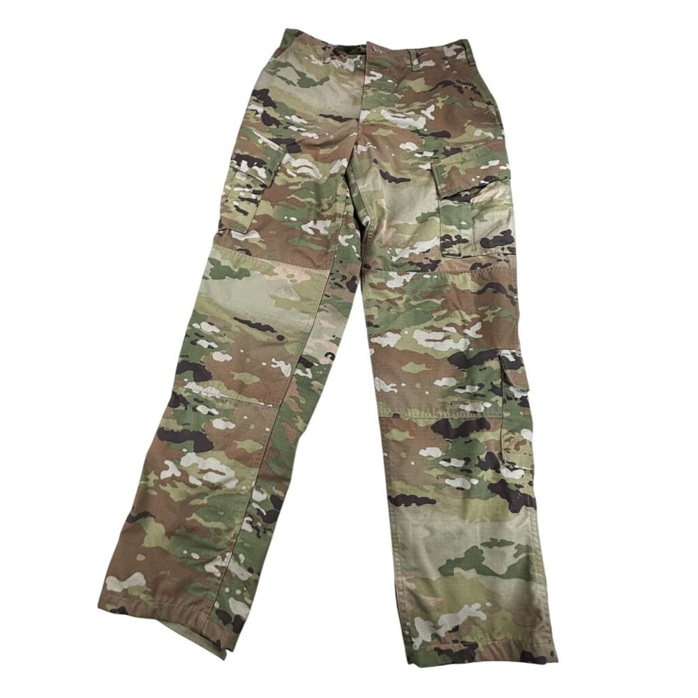 US Army Camo Combat Uniform Camouflage Cargo Pants Medium Long